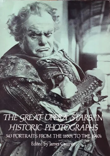 Libro usado en venta: The great opera stars in historic photographs de James Camner; editorial Dover Publications impreso en 1978.1