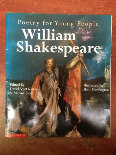 Libro usado en venta: Poetry for young people William Shakespeare; editorial Scholastic impreso en 2000 realizamos envios a todo el mundo.1