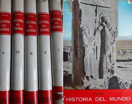 Libro usado en venta: Historia del mundo de Jose Pijoan; editorial Salvat impreso en 1960 realizamos envios a todo el mundo.1