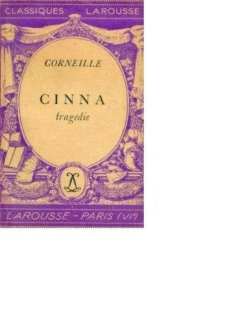 Libro usado en venta: Cinna de Pierre Corneille (Pedro); editorial Larousse impreso en 1935 realizamos envios a todo el mundo.1