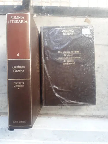 Libro usado en venta: Narrativa completa (2 Tomos) de Graham Greene; editorial Seix Barral impreso en 1985 realizamos envios a todo el mundo.1