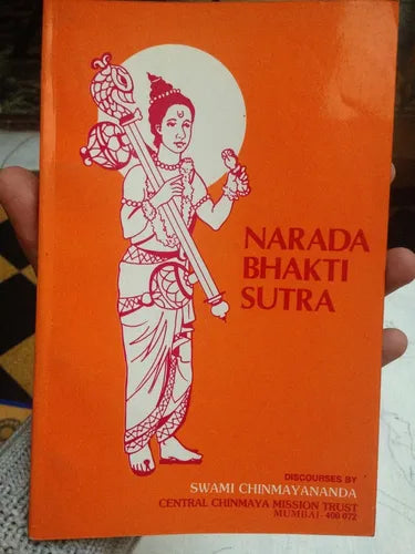 Libro usado en venta: Narada Bhaktu Sutra de Swami Chinmayananda; editorial Central Chinmaya impreso en 1996 realizamos envios a todo el mundo.1