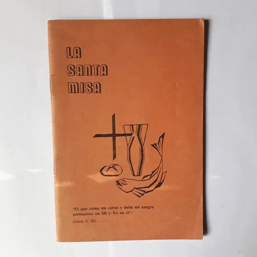 Libro usado en venta: La Santa Misa - Libro de los fieles; editorial Paulinas impreso en 1981 realizamos envios a todo el mundo.1