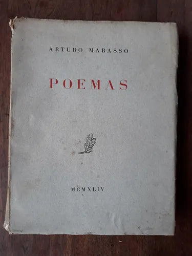 Libro usado en venta: Poemas de Arturo Marasso; editorial Coni impreso en 1944 realizamos envios a todo el mundo.1