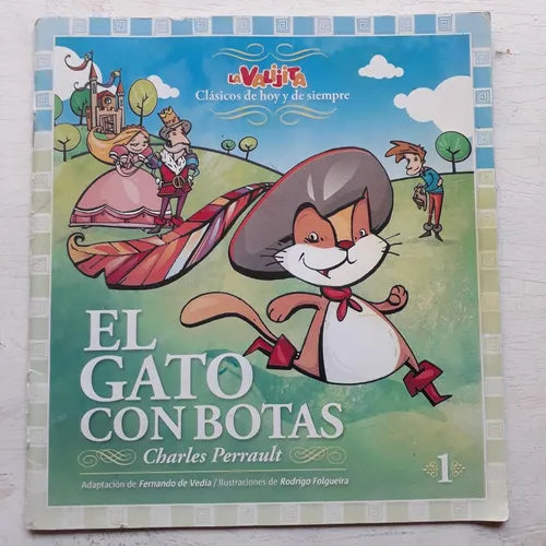 Libro usado en venta: El gato con botas de Charles Perrault; editorial Atlantida impreso en 2011 realizamos envios a todo el mundo.1