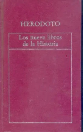 Libro usado en venta: Los nueve libros de la historia de Herodoto; editorial Hyspamerica impreso en 1984 realizamos envios a todo el mundo.1