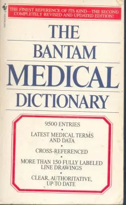 Libro usado en venta: The Bantam Medical Dictionary de Laurence Urdang; editorial Bantam impreso en 1996 realizamos envios a todo el mundo.1
