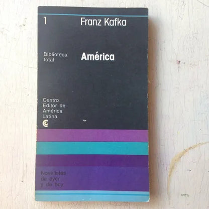 Libro usado en venta: America de Franz Kafka; editorial Centro Editor de America Latina impreso en 1976 realizamos envios a todo el mundo.1