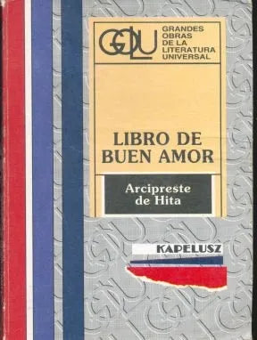 Libro usado en venta: Libro de buen amor de Arcipreste de Hita; editorial Kapelusz impreso en 1994 realizamos envios a todo el mundo.1