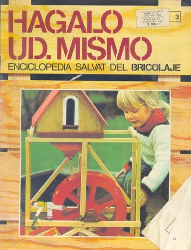 Libro usado en venta: Hagalo Ud. Mismo - Fasc. 3 de Enciclopedia; editorial Salvat impreso en 1977 realizamos envios a todo el mundo.1