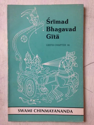 Libro usado en venta: The Bhagavad Gita - Chapter 9 de Swami Chinmayananda; editorial Central Chinmaya impreso en 1996 envios a todo el mundo.1