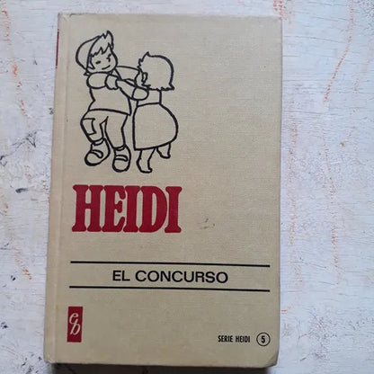 Libro usado en venta: Heidi - El concurso; editorial Bruguera impreso en 1977 realizamos envios a todo el mundo.1