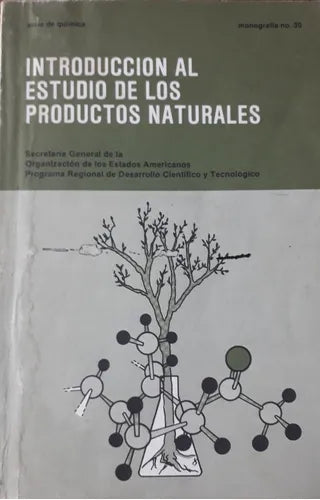 Libro usado en venta: Introduccion al estudio de los productos naturales de Gros, Eduardo G. y colaboradores; Washington (State) impreso en 19851.1