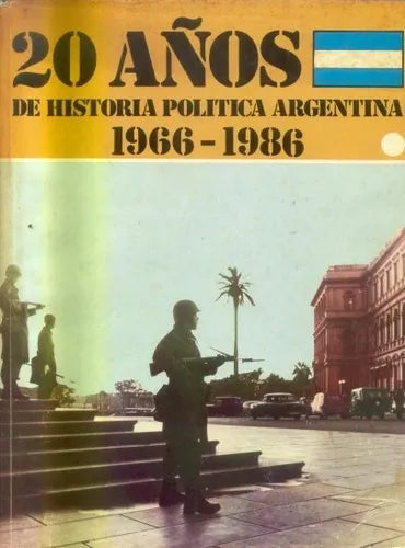 Libro usado en venta: 20 a?os de historia politica Argentina 1966-1986; editorial R. R. impreso en 1988 realizamos envios a todo el mundo.1