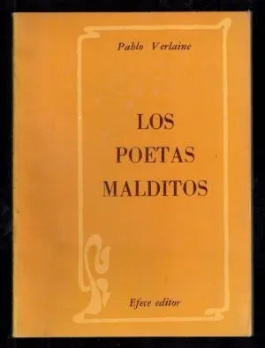 Libro usado en venta: Los poetas malditos de Pablo Verlaine; editorial Efece realizamos envios a todo el mundo.1