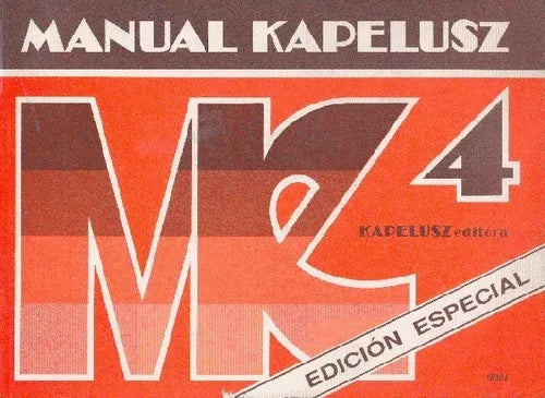 Libro usado en venta: Manual Kapelusz 4; editorial Kapelusz impreso en 1992 realizamos envios a todo el mundo.1