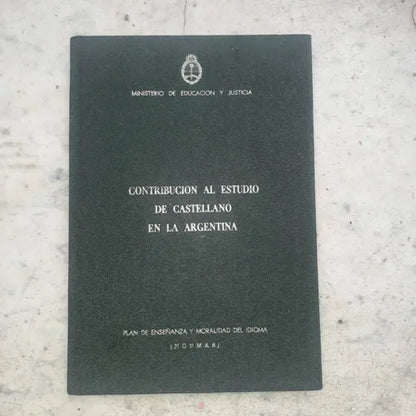Libro usado en venta: Contribucion al estudio del Castellano en la Argentina; impreso en 1962 realizamos envios a todo el mundo.1