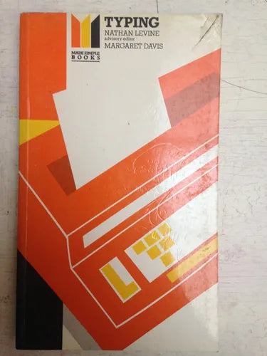 Libro usado en venta: Typing de Nathan Levine; editorial Made Simple Books impreso en 1989 realizamos envios a todo el mundo.1