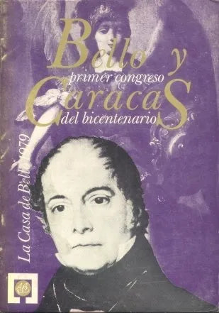 Libro usado en venta: Primer congreso del bicentenario de Bello y Caracas; editorial La casa de Bello impreso en 1979 envios a todo el mundo.1