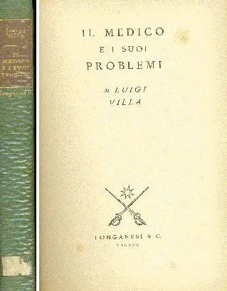Libro usado en venta: Il medico e i suoi problemi de Luigi Villa; editorial Longanesi impreso en 1961 realizamos envios a todo el mundo.1