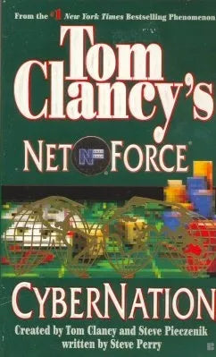 Libro usado en venta: Cybernation de Tom Clancy; editorial Berkley impreso en 2001 realizamos envios a todo el mundo.1