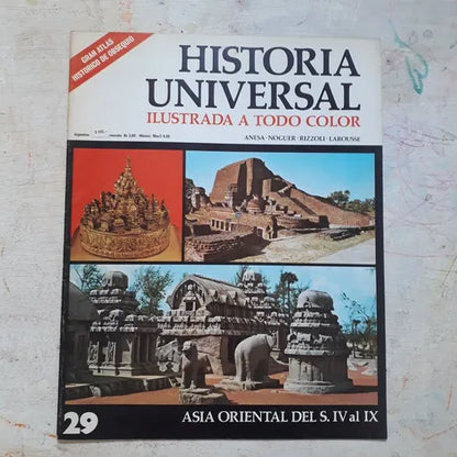 Libro usado en venta: Asia Oriental del S. IV al IX N?29 de Historia Universal; editorial Noguer impreso en 1974 realizamos envios a todo el mundo.1