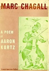Libro usado en venta: Marc Chagall de Aaron Kurtz; editorial French American Gallery impreso en 1961 realizamos envios a todo el mundo.1