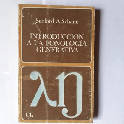 Libro usado en venta: Introduccion a la fonologia generativa de Sanford A. Schane; editorial Labor impreso en 1979 realizamos envios a todo el mundo.1