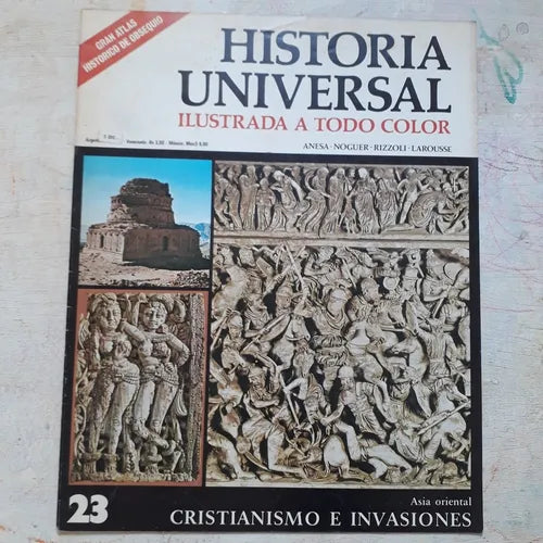 Libro usado en venta: Asia Oriental - Cristianismo e invasiones N?23 de Historia Universal; editorial Noguer impreso en 1974 envios a todo el mundo.1