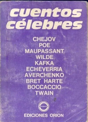 Libro usado en venta: Cuentos celebres; editorial Orion impreso en 1974 realizamos envios a todo el mundo.1