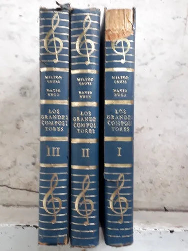 Libro usado en venta: Los grandes compositores - Su vida y su musica desde Bach hasta nuestros dias de Milton Cross - Ewen; Fabril impreso en 19631.1