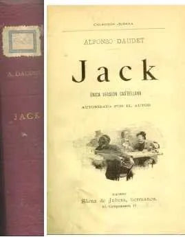 Libro usado en venta: Jack de Alfonso Daudet; editorial Saenz de Jubera realizamos envios a todo el mundo.1