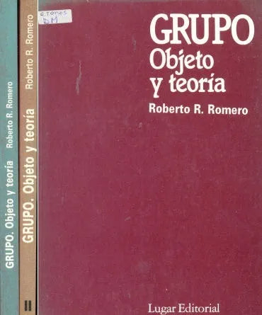 Libro usado en venta: Grupo, objeto y teoria de Roberto R. Romero; editorial Lugar impreso en 1996 realizamos envios a todo el mundo.1