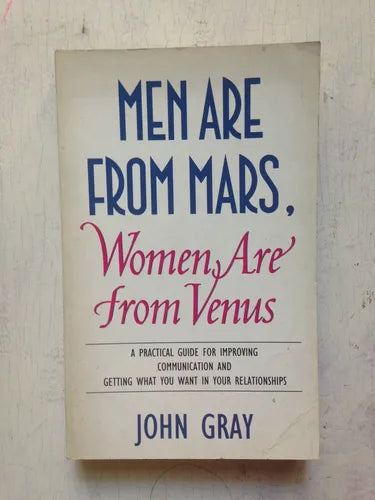 Libro usado en venta: Men are from Mars, Women are from Venus de John Gray; editorial HarperCollins impreso en 1992 realizamos envios a todo el mundo.1