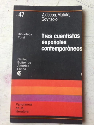 Libro usado en venta: Tres cuentistas espa?oles contemporaneos de Aldecoa, Matute, Goytisolo; Centro Editor de America Latina impreso en 19781.1