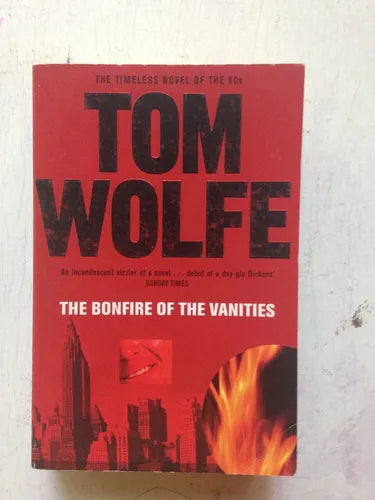 Libro usado en venta: The bonfire of the vanities de Tom Wolfe; editorial Picador impreso en 1990 realizamos envios a todo el mundo.1