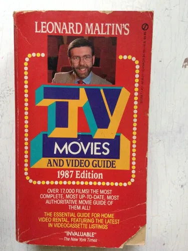Libro usado en venta: TV movies and video guide de Leonard Maltin's; editorial Signet impreso en 1986 realizamos envios a todo el mundo.1