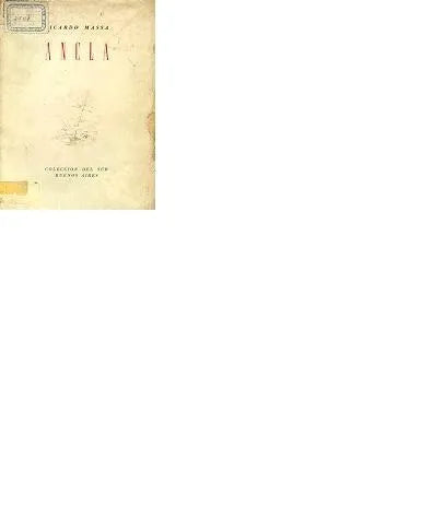 Libro usado en venta: Ancla de Ricardo Massa; editorial Ediciones del Autor impreso en 1949 realizamos envios a todo el mundo.1