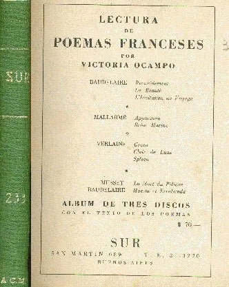 Libro usado en venta: Revista Sur N? 233 de Sur - Revista Bimestral; editorial Sur impreso en 1955 realizamos envios a todo el mundo.1