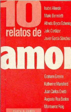 Libro usado en venta: 10 relatos de amor; editorial Plaza & Janes impreso en 1995 realizamos envios a todo el mundo.1