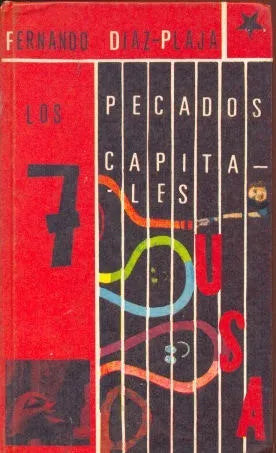 Libro usado en venta: Los siete pecados capitales en U.S.A. de Fernando Diaz - Plaja; editorial Marte impreso en 1968 envios a todo el mundo.1