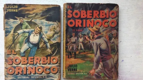 Libro usado en venta: El soberbio Orinoco (2 Tomos) de Julio Verne (Jules Verne); editorial Difusion impreso en 1948 realizamos envios a todo el mundo.1