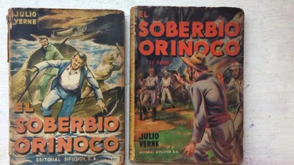 Libro usado en venta: El soberbio Orinoco (2 Tomos) de Julio Verne (Jules Verne); editorial Difusion impreso en 1948 realizamos envios a todo el mundo.1