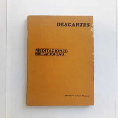 Libro usado en venta: Meditaciones metafisicas de Rene Descartes; editorial Aguilar impreso en 1970 realizamos envios a todo el mundo.1
