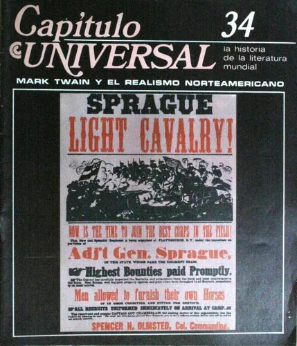 Libro usado en venta: Cap?tulo universal - Mark Twain y el realismo norteamericano - N? 34 de Varios; Centro Editor de América Latina impreso en 1969.1