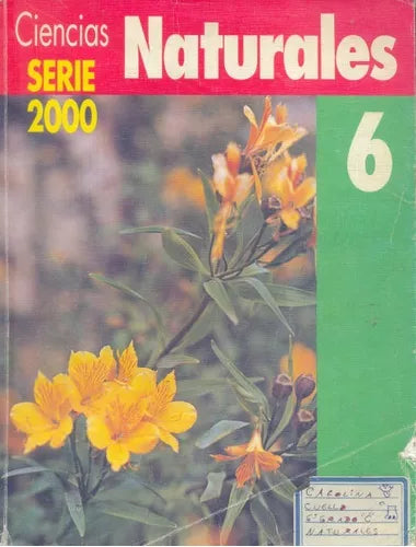 Libro usado en venta: Ciencias Naturales 6; editorial Santillana impreso en 1994 realizamos envios a todo el mundo.1