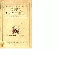 Libro usado en venta: Obra completa (Sin sobrecubierta) de Jorge Manrique; editorial Espasa - Calpe impreso en 1945 realizamos envios a todo el mundo.1
