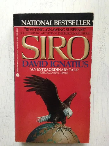 Libro usado en venta: Siro de David Ignatius; editorial Avon impreso en 1993 realizamos envios a todo el mundo.1