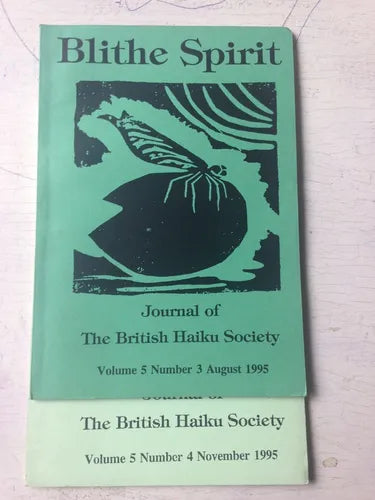 Libro usado en venta: Journal of The British Haiku Society - Vol. 5/ N? 3 y 4 de Blithe Spirit; impreso en 1995 realizamos envios a todo el mundo.1