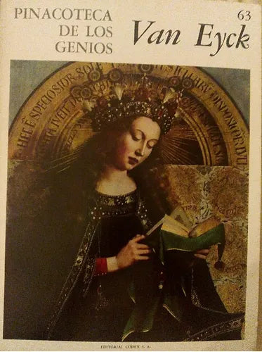 Libro usado en venta: Pinacoteca de los genios 63 de Van Eyck; editorial Codex impreso en 1964 realizamos envios a todo el mundo.1